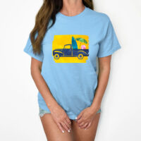 Alternative view of Tee Shirt Printed Summer Truck FREE NAMEDROP