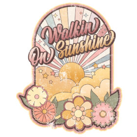 Alternative view of Tee Shirt Printed Vintage Walkin on Sunshine