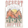 Tee Shirt Printed Vintage Desert Drifter