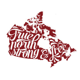 Alternative view of Tee Shirt Printed Canada Map True North