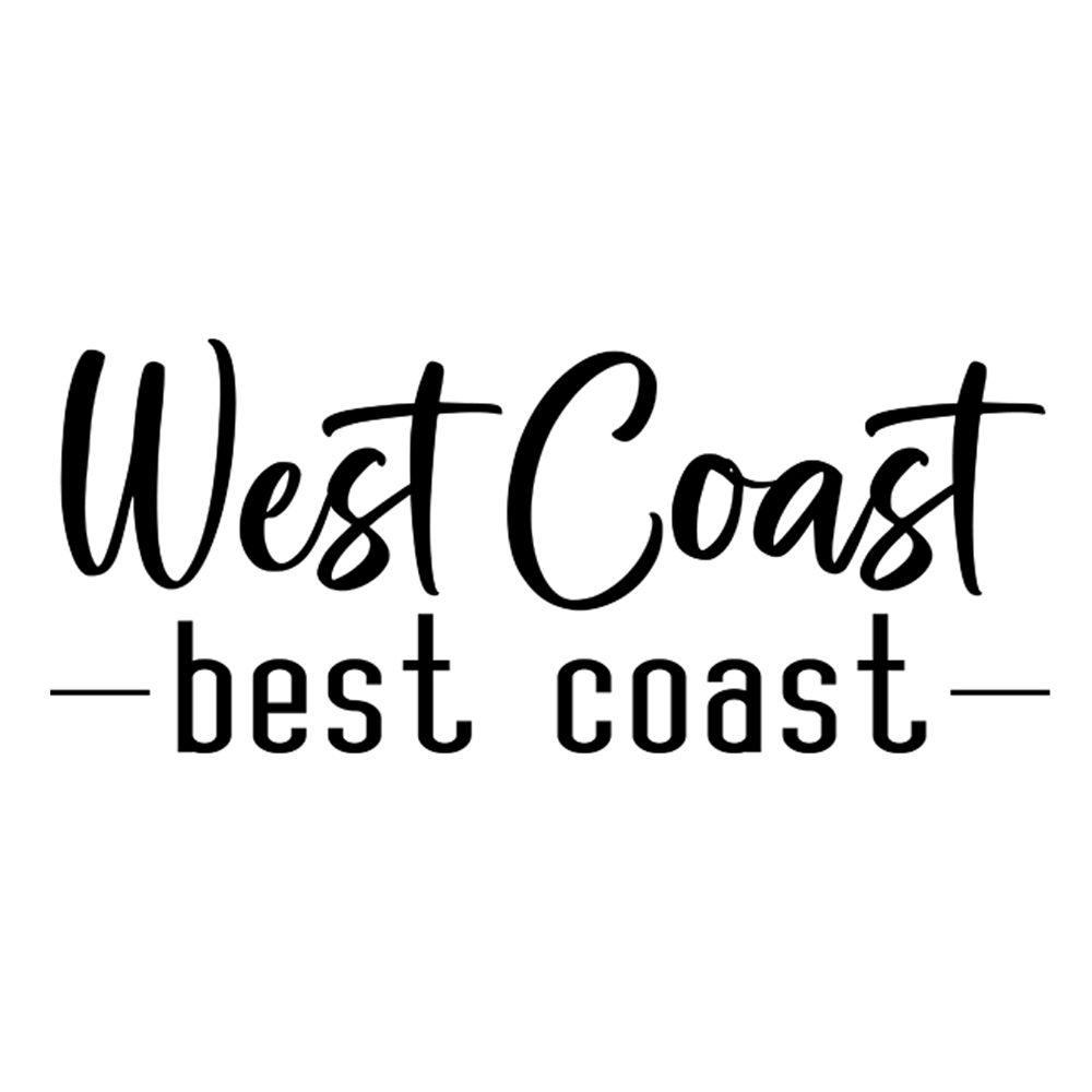 Tee Shirt Printed Canada West Coast Best Coast Script