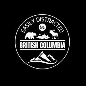 Alternative view of Tee Shirt Printed Canada Easily Distracted BC