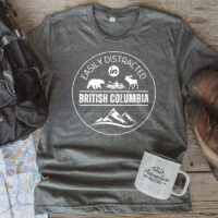 Tee Shirt Printed Canada Easily Distracted BC