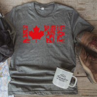 Alternative view of Tee Shirt Printed Canada Love