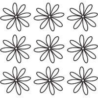 Alternative view of Ceramic Mug Printed SEAMLESS WRAP BLACK ABSTRACT Pick Your Design 11oz Capacity