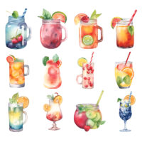 Ceramic Mug Printed WATERCOLOUR ART COCKTAILS Pick Your Design 15 oz Capacity