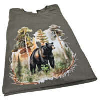 Alternative view of Tee Shirt Printed Beautiful Art Black Bear Watercolor Art #18