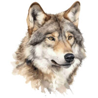 Alternative view of Ceramic Mug Printed WATERCOLOUR ART WOLF Pick Your Design 15 oz Capacity