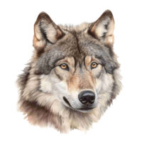 Alternative view of Tee Shirt Printed Beautiful Wolf Watercolor Art #05