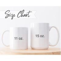 Alternative view of Ceramic Mug Printed 1 Design Canada Day BW National Identity Iconic Words 11oz Capacity Red Inner & Handle *minimum order 6 mugs* (order in increments of 6)