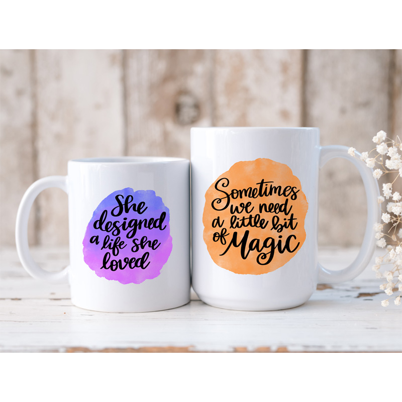Ceramic Mug Printed Affirmation Positivity Pick Your Design 11oz Capacity - Image 4