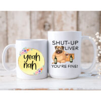 Alternative view of Ceramic Mug Printed Adult Humour Explicit Pick Your Design 15oz Capacity