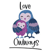 Tee Shirt Printed Sarcastic Humour Love OWLways