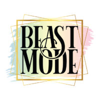 Tee Shirt Printed Sarcastic Humour Watercolor BEAST MODE