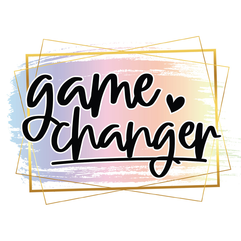 Tee Shirt Printed Sarcastic Humour Watercolor GAME CHANGER