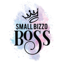 Tee Shirt Printed Sarcastic Humour Watercolor SMALL BIZZO BOSS