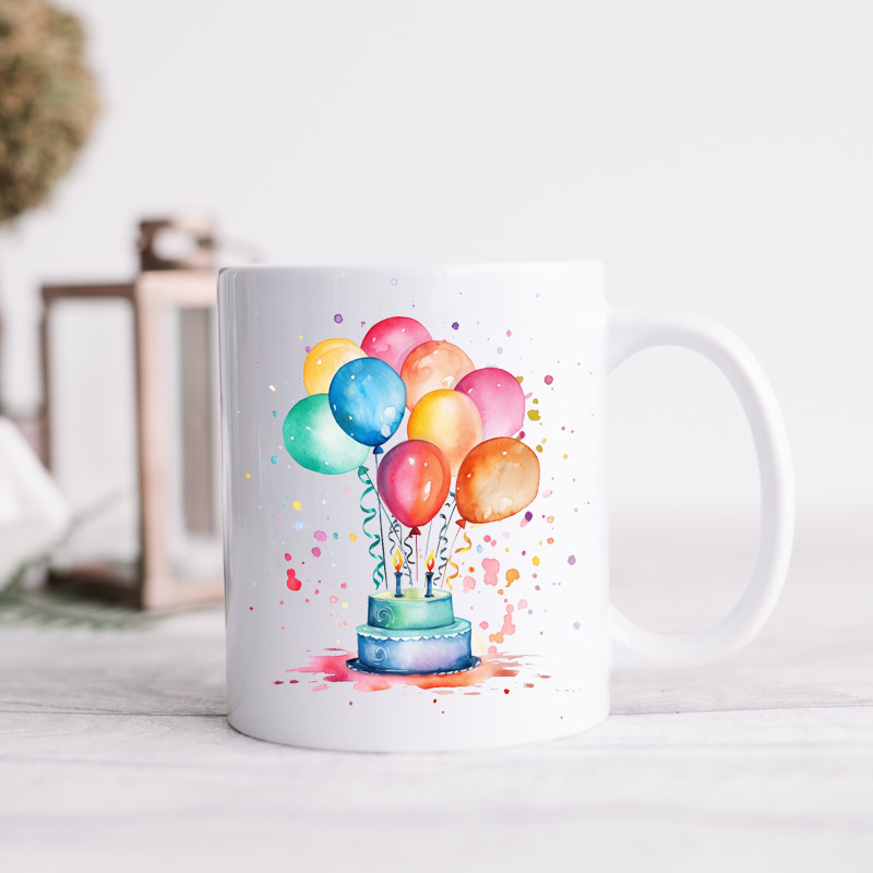 Ceramic Mug Printed WATERCOLOUR ART CELEBRATIONS Pick Your Design 11oz Capacity - Image 10