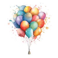 Alternative view of Tee Shirt Printed Beautiful Watercolor Art Pastel Birthday Celebration #01