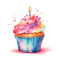 Alternative view of Tee Shirt Printed Beautiful Watercolor Art Pastel Birthday Celebration #02