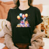 Tee Shirt Printed Beautiful Watercolor Art Pastel Birthday Celebration #04