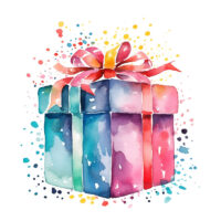Alternative view of Tee Shirt Printed Beautiful Watercolor Art Pastel Birthday Celebration #12