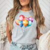 Tee Shirt Printed Beautiful Watercolor Art Pastel Birthday Celebration #16