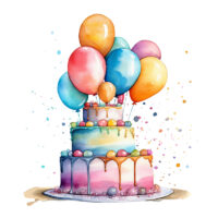 Alternative view of Tee Shirt Printed Beautiful Watercolor Art Pastel Birthday Celebration #17