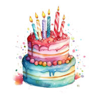 Alternative view of Tee Shirt Printed Beautiful Watercolor Art Pastel Birthday Celebration #19