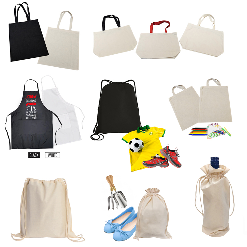 16"W x 17.5"H 5oz Canvas Drawstring Sports Backpack All Natural PICK A DESIGN FROM OUR SHIRTS CATALOGUE - Go to the shirt design you like, SAVE the jpeg and attach the image file here - Image 5