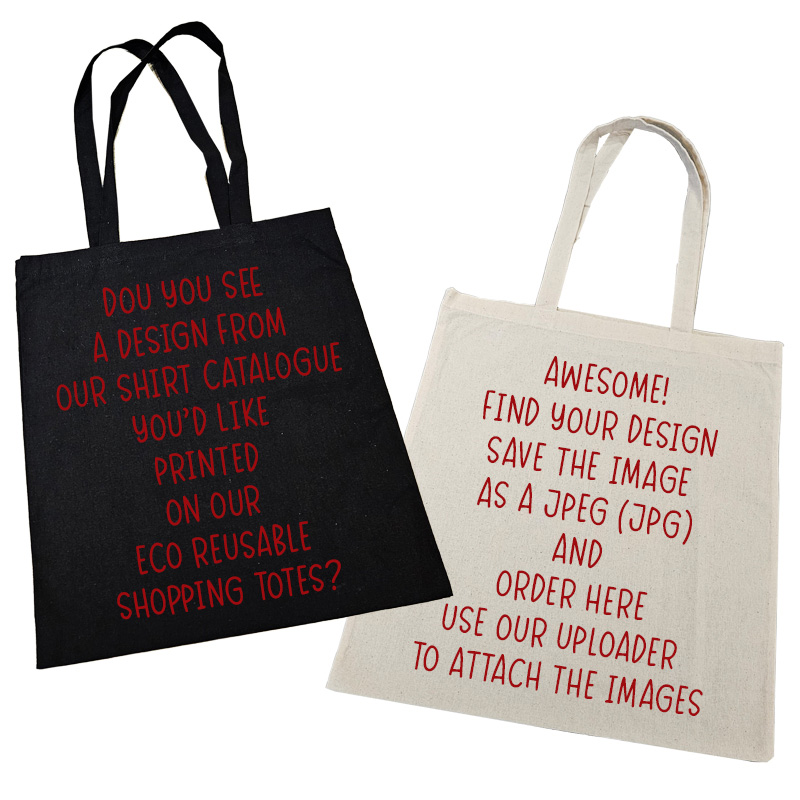 16"W x 17.5"H 5oz Canvas Drawstring Sports Backpack All Natural PICK A DESIGN FROM OUR SHIRTS CATALOGUE - Go to the shirt design you like, SAVE the jpeg and attach the image file here - Image 2