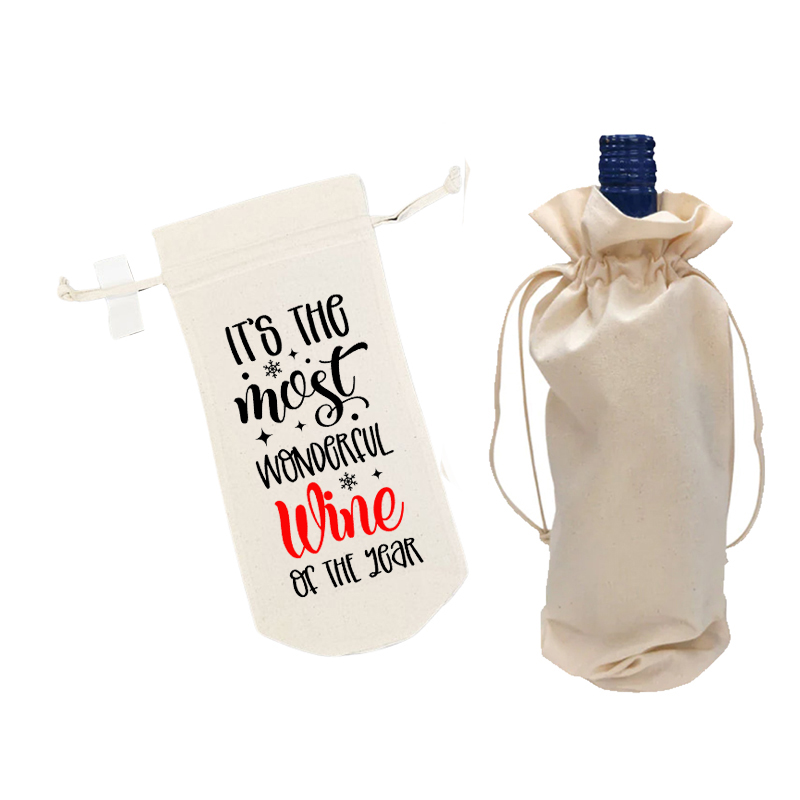 6" x 14.5" Canvas Wine Bag PICK A DESIGN FROM OUR SHIRTS CATALOGUE - Go to the shirt design you like, SAVE the jpeg and attach the image file here