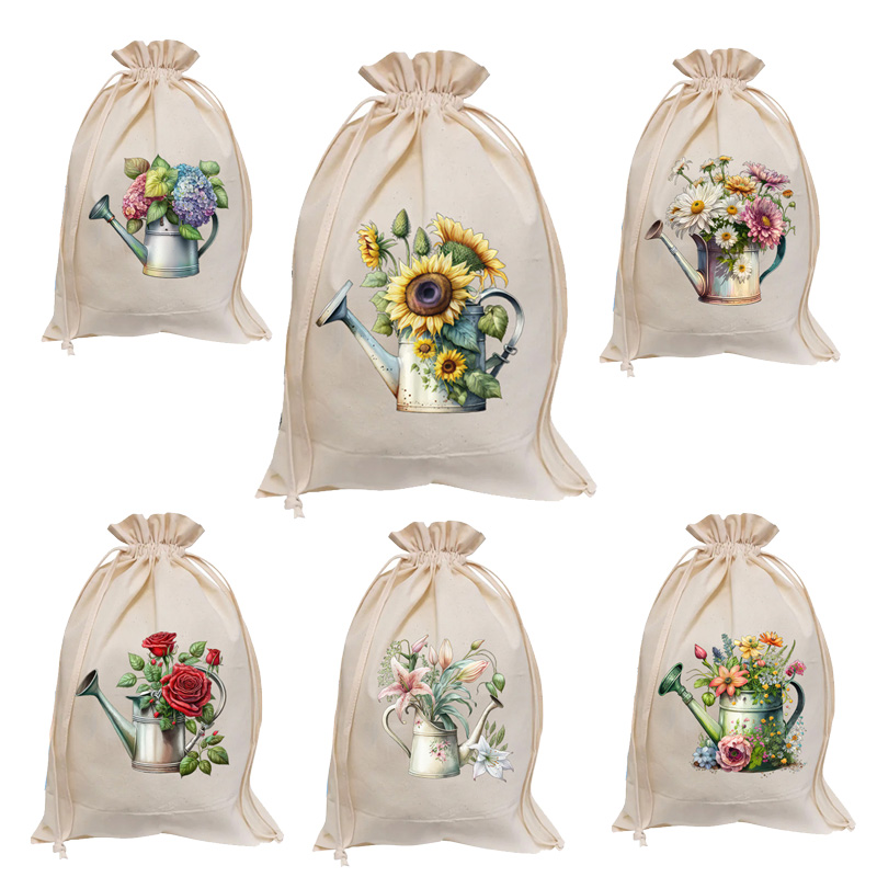 12”W x 17”H 5oz Canvas Accessory Dust Bag Reusable Gift Bag All Natural PICK A DESIGN FROM OUR SHIRTS CATALOGUE - Go to the shirt design you like, SAVE the jpeg and attach the image file here - Image 5
