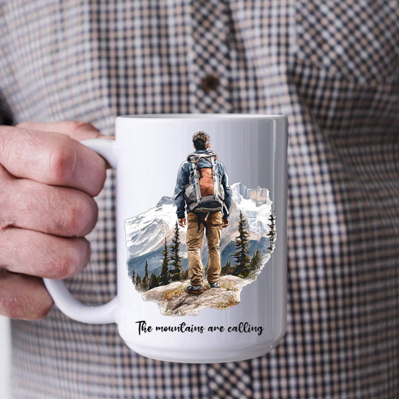 Ceramic Mug Printed ADVENTURE OUTDOORS CANADIAN ROCKIES Pick Your Design 15oz Capacity - Image 2