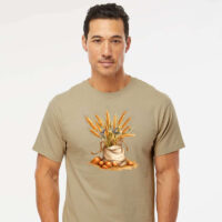 Alternative view of Tee Shirt Printed Farm Life Farming Golden Wheat #03