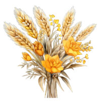 Tee Shirt Printed Farm Life Farming Golden Wheat #05