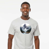 Alternative view of Tee Shirt Printed Adventure Outdoors Canadian Rockies #01