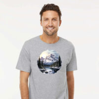 Alternative view of Tee Shirt Printed Adventure Outdoors Canadian Rockies #04