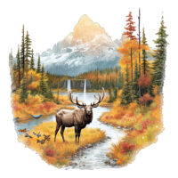 Alternative view of Tee Shirt Printed Adventure Outdoors Canadian Rockies #05