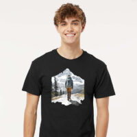 Tee Shirt Printed Adventure Outdoors Canadian Rockies #07