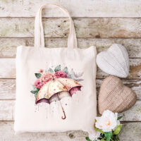 15”W x 16”H 5oz Cotton Shopping Tote Black & Natural Mix PICK A DESIGN FROM OUR SHIRTS CATALOGUE - Go to the shirt design you like, SAVE the jpeg and attach the image file here - Image 5