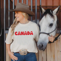 Tee Shirt Printed Canada True North Kiss My Eh Proud as Puck #06