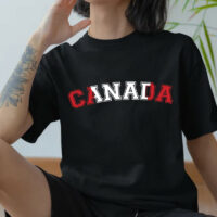 Tee Shirt Printed Canada True North Kiss My Eh Proud as Puck #08