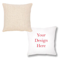 18"x18" Accent Throw Pillow Cover (pillow filler NOT included) Natural Linen & White Mix PICK A DESIGN FROM OUR CATALOGUE - Go to the design you like, SAVE the jpeg and attach the image file here
