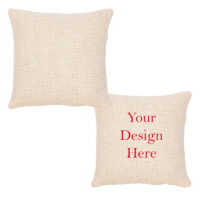 18"x18" Accent Throw Pillow Cover (pillow filler NOT included) All Natural Linen PICK A DESIGN FROM OUR CATALOGUE - Go to the design you like, SAVE the jpeg and attach the image file here