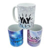 Ceramic Mug Printed 6 Designs Wrap Glitter Galaxy Inspirational Group A 15oz Capacity