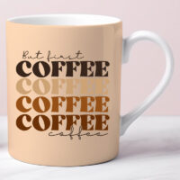 Alternative view of Ceramic Mug Printed 6 Designs Coffee Lover Earthtone Group B 15oz Capacity