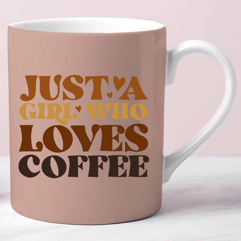 Ceramic Mug Printed 6 Designs Coffee Lover Earthtone Group A 11oz Capacity - Image 6