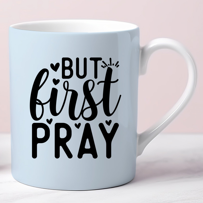 Ceramic Mug Printed 6 Designs Pastel Inspiring Faith Quotes Group B 11oz Capacity - Image 8
