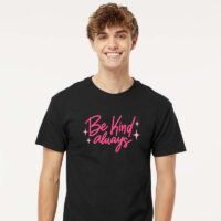 Alternative view of Tee Shirt Printed Pastel Coloured Quotes - Be Kind Always