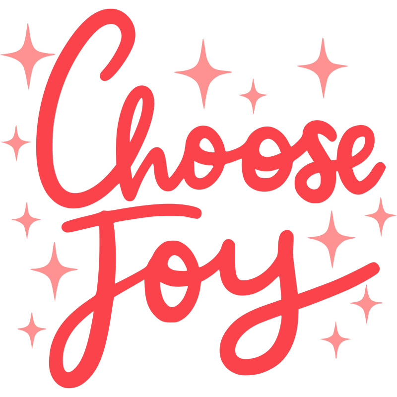 Tee Shirt Printed Pastel Coloured Quotes - Choose Joy - Image 3